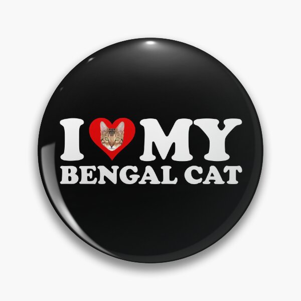 Item preview, I Love (Heart) My Bengal Cat designed and sold by Cat Lady Designs.