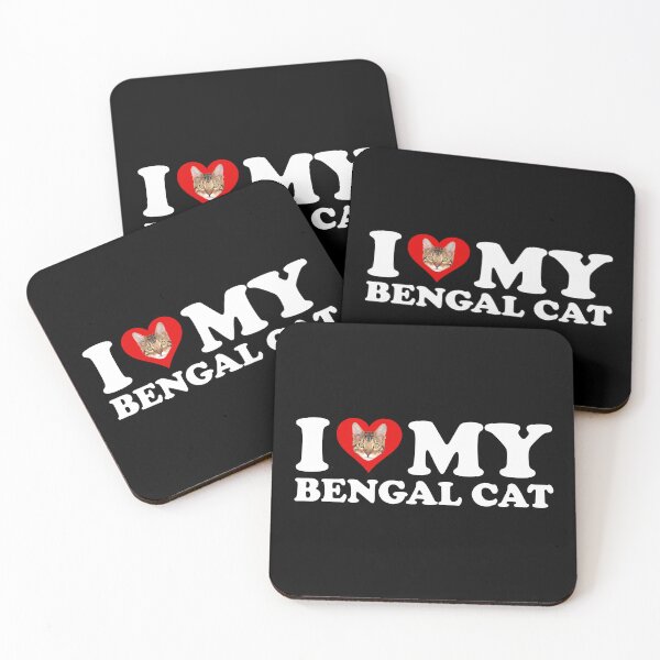 Item preview, I Love (Heart) My Bengal Cat designed and sold by Cat Lady Designs.