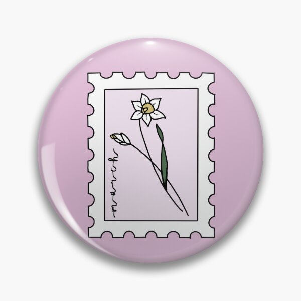 Item preview, March Birth Month Stamp designed and sold by LindseyBezold.