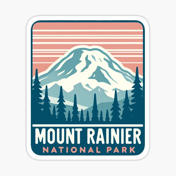 Mount Rainier National Park Sticker