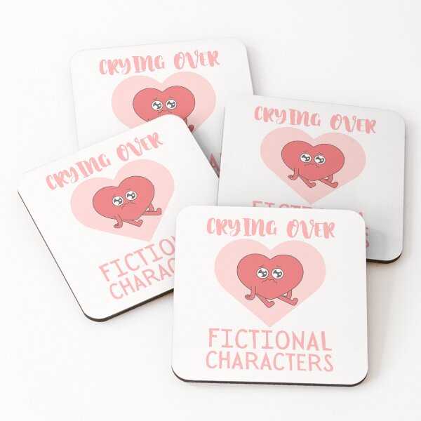 Item preview, Crying over fictional characters, cute kawaii heart crying designed and sold by BritishDelights.