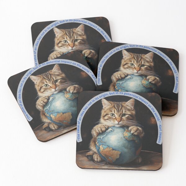 Item preview, Cute Philosophy Cat  designed and sold by Existentialidea.