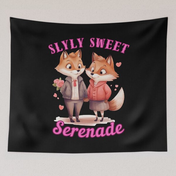 Item preview, Slyly Sweet Serenade. cool fox designed and sold by FoxVibes.