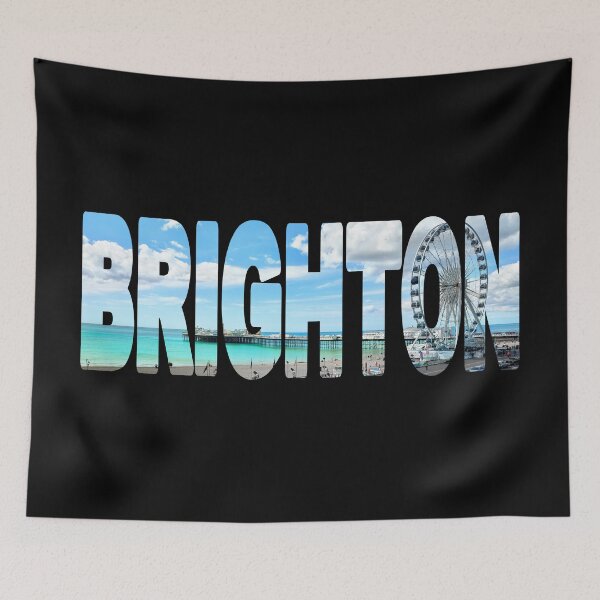 Item preview, BRIGHTON - England Palace Pier and Wheel designed and sold by Adam Gormley.