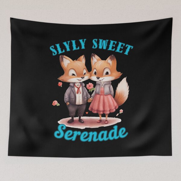 Item preview, Slyly Sweet Serenade. vintage fox designed and sold by FoxVibes.