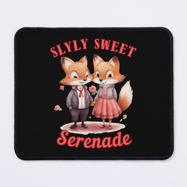 Item preview, Slyly Sweet Serenade. retro fox designed and sold by FoxVibes.