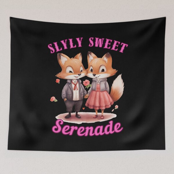 Item preview, Slyly Sweet Serenade. fox foxes designed and sold by FoxVibes.