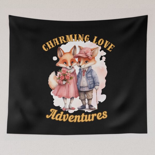 Item preview, Charming Love Adventures. fox lover designed and sold by FoxVibes.