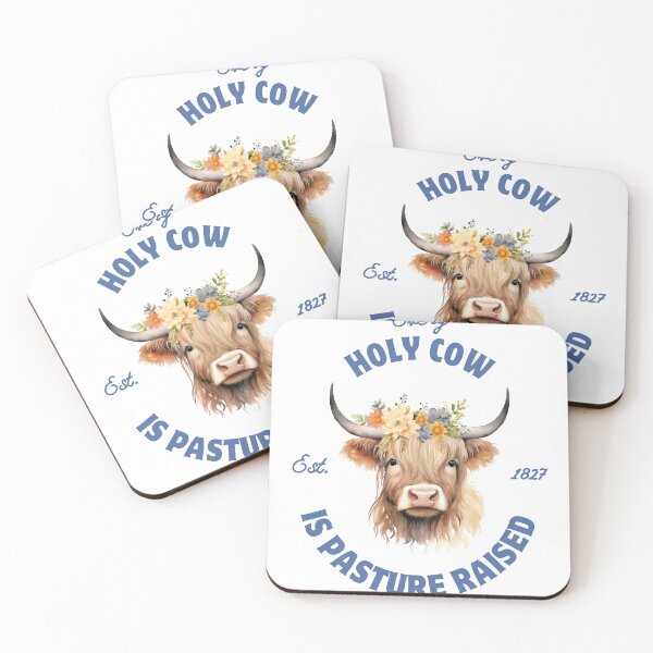Item preview, "Every Holy Cow Is Pasture Raised" T-Shirt and Graphic designed and sold by DesignsbySimons.