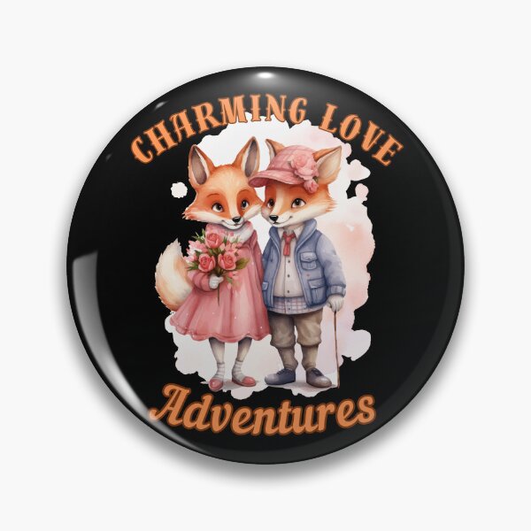 Item preview, Charming Love Adventures. fox portrait designed and sold by FoxVibes.