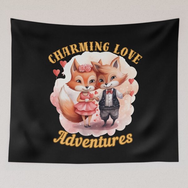 Item preview, Charming Love Adventures. fox saying designed and sold by FoxVibes.