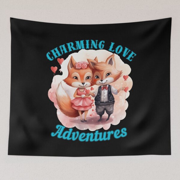 Item preview, Charming Love Adventures. vintage fox designed and sold by FoxVibes.