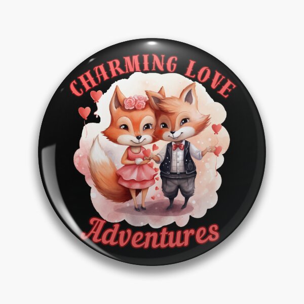 Item preview, Charming Love Adventures. retro fox designed and sold by FoxVibes.