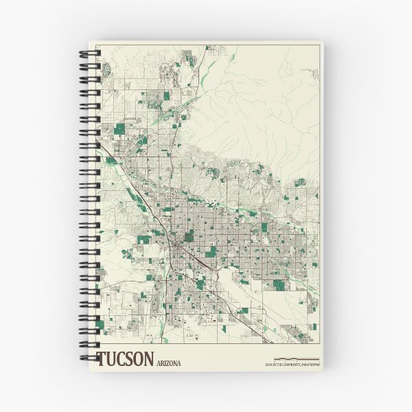 Item preview, Mapa de calles de Tucson designed and sold by mapsbymo.