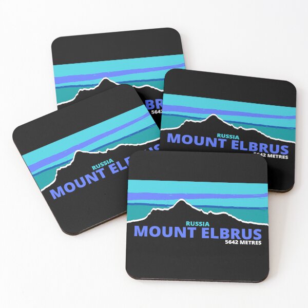 Item preview, Mount Elbrus Silhouette Print designed and sold by tudorwestwood.