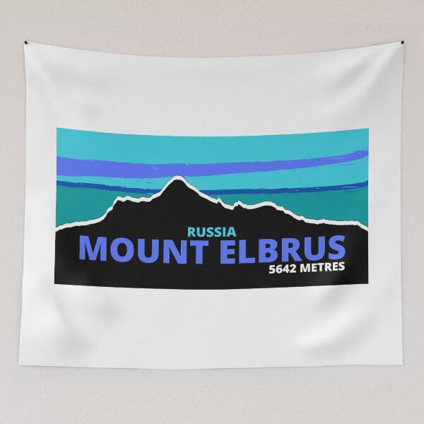 Item preview, Mount Elbrus Silhouette Print designed and sold by tudorwestwood.