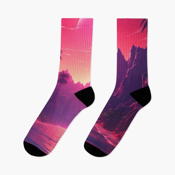 Item preview, Radiant Chromatic Reverie: Synthwave Dreamscape designed and sold by Mullet Monkey.