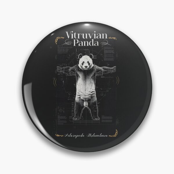 Item preview, Vitruvian Panda - The Proportions of Perfection and Play designed and sold by Sir Meow Meow.