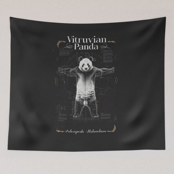 Item preview, Vitruvian Panda - The Proportions of Perfection and Play designed and sold by Sir Meow Meow.