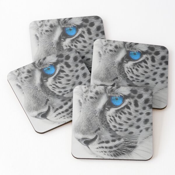 Item preview, Stunning Snow Leopard with blue eyes designed and sold by dcrc.