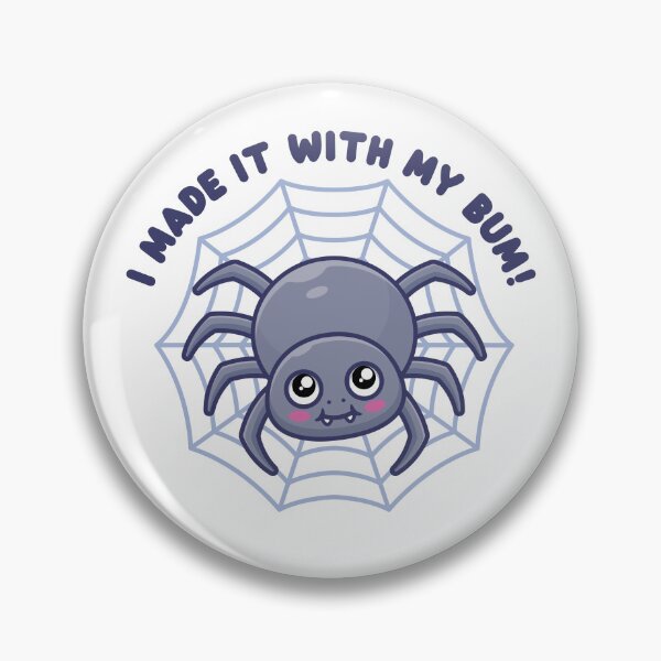 Item preview, Cute spider - I made it with my bum! (on light colors) designed and sold by messy-nessie.