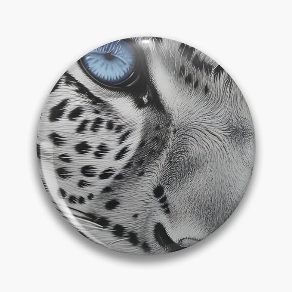 Item preview, Stunning Snow Leopard with blue eyes designed and sold by dcrc.
