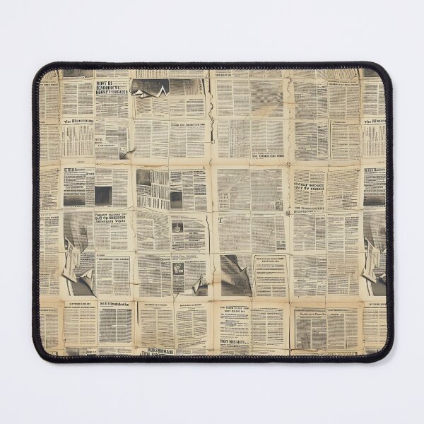 Item preview, Vintage Newsprint Collage - Retro Newspaper Background Pattern designed and sold by Sir Meow Meow.