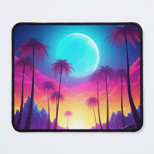 Item preview, Chromatic Mirage: Synthwave Spectrum Symphony designed and sold by Mullet Monkey.