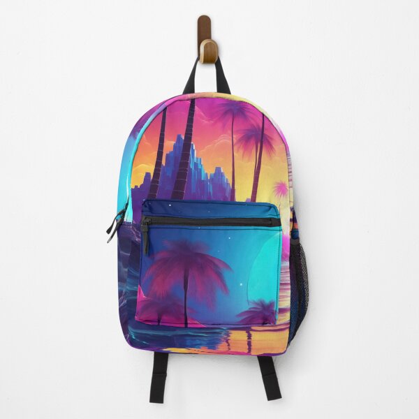 Item preview, Chromatic Mirage: Synthwave Spectrum Symphony designed and sold by Mullet Monkey.