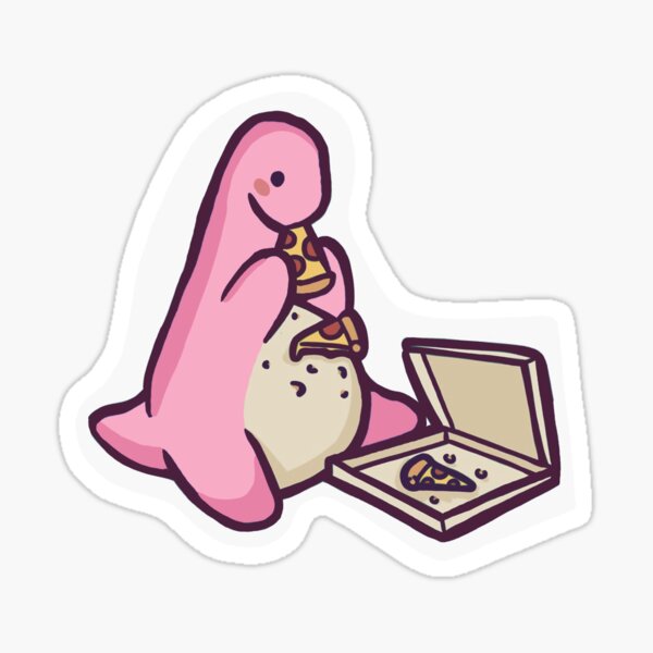 Item preview,  pizza dino pink designed and sold by meganalexaa.