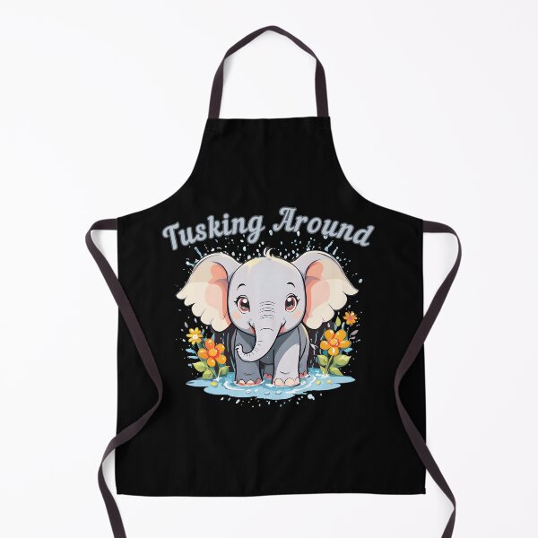 Item preview, Tusking Around. elephant face designed and sold by ElephantVibes.