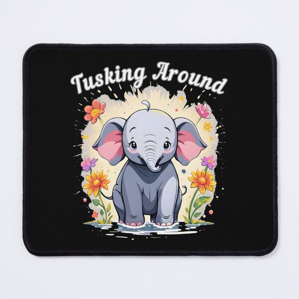 Item preview, Tusking Around. surreal elephant designed and sold by ElephantVibes.