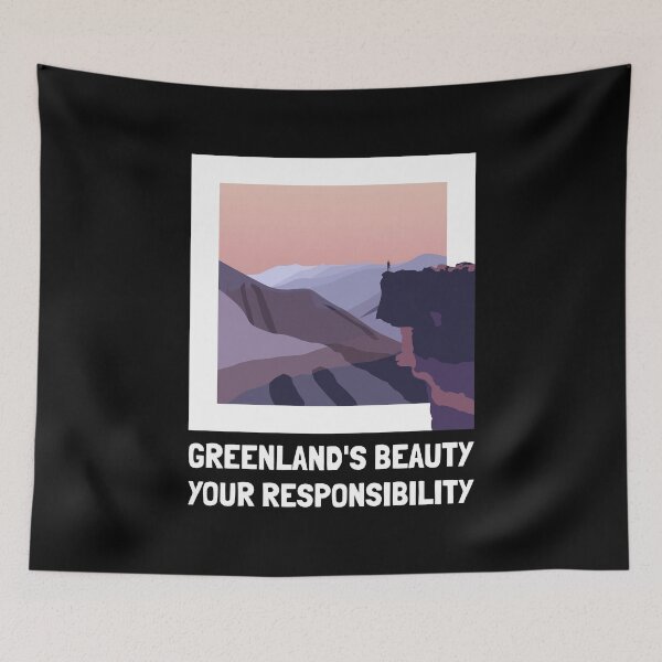 Item preview, Greenland's Beauty Your Responsibility Arctic Travel Destination designed and sold by GraTEEtude.