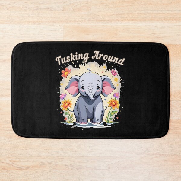 Item preview, Tusking Around. elephant quote designed and sold by ElephantVibes.