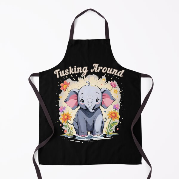 Item preview, Tusking Around. elephant quote designed and sold by ElephantVibes.