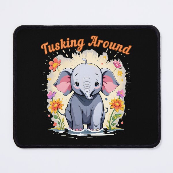 Item preview, Tusking Around. Flower elephant designed and sold by ElephantVibes.