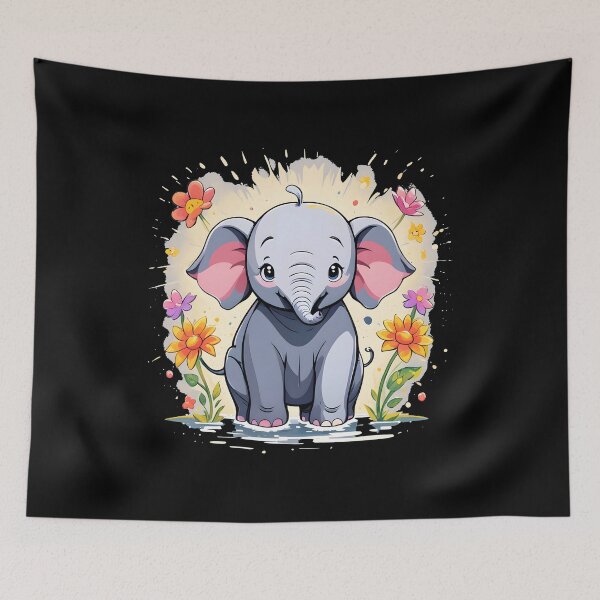 Item preview, Happy Elephant designed and sold by ElephantVibes.
