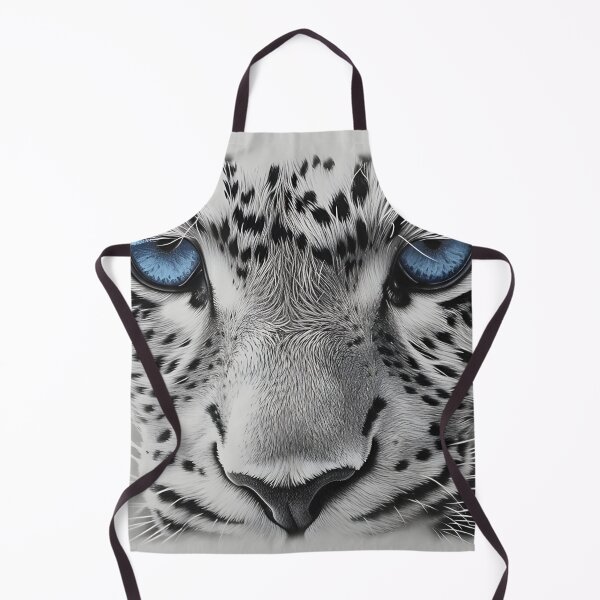 Item preview, stunning snow leopard with blue eyes designed and sold by dcrc.
