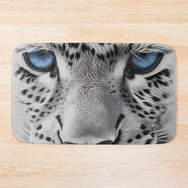 Item preview, stunning snow leopard with blue eyes designed and sold by dcrc.