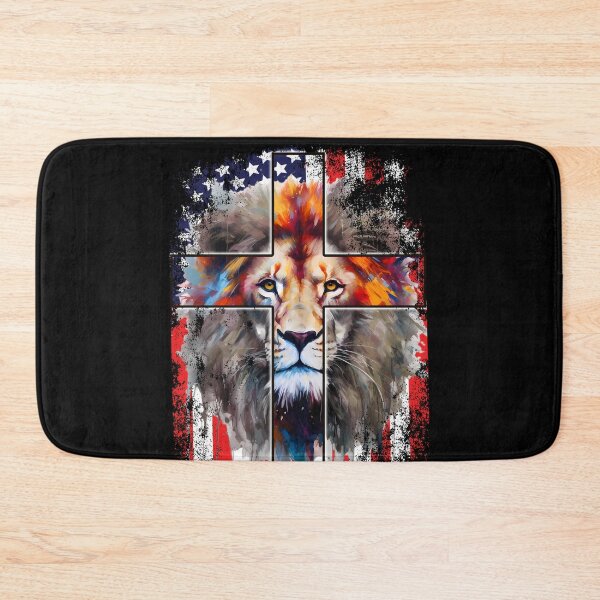 Item preview,  Lion Of Judah Lion Cross Christian Faith Jesus Hebrew Lion  designed and sold by smartrocket.