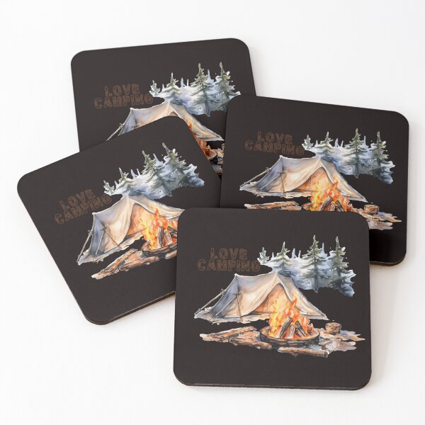 Item preview, Love camping, hike designed and sold by Miluna1104.