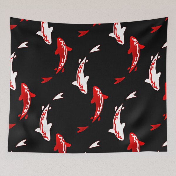 Item preview, PISCES (red and white) designed and sold by Nesian-Tahiti.