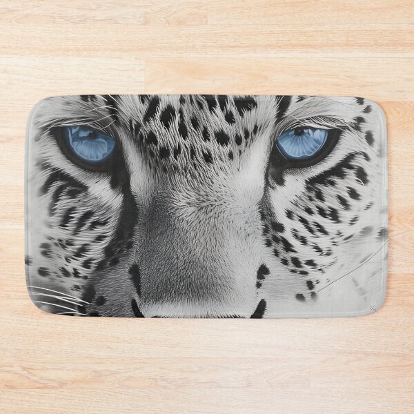 Item preview, stunning snow leopard with blue eyes designed and sold by dcrc.
