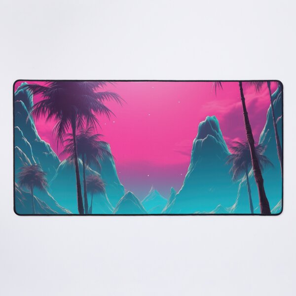 Item preview, Laser Chroma Cascade: Retrowave Echoes designed and sold by Mullet Monkey.