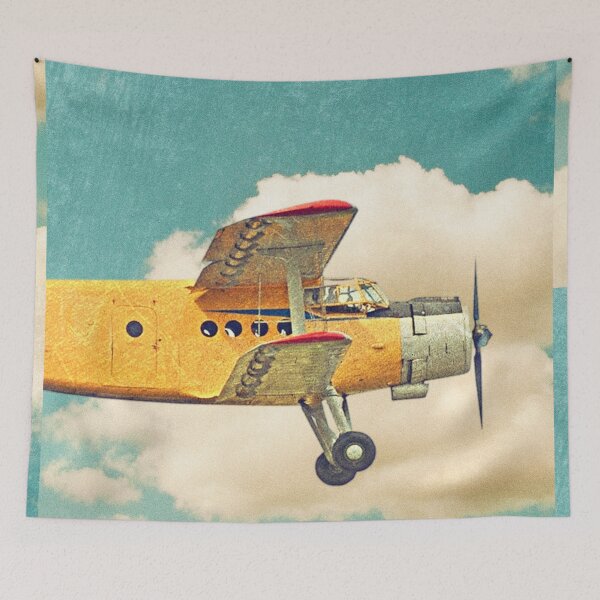 Item preview, Retro style aeroplane  designed and sold by simplestic.