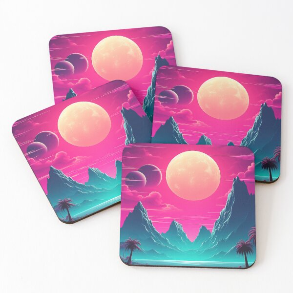 Item preview, Neon Aurora Burst: Atmospheric Synthwave Brilliance designed and sold by Mullet Monkey.