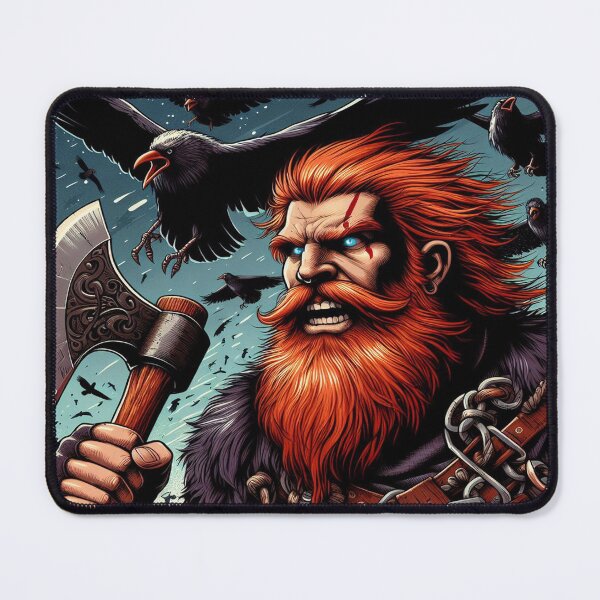 Item preview, "Raking the Sky: The Bloody Viking and His Ravens" designed and sold by tanonisdesigs.
