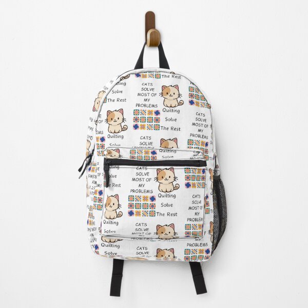 Item preview, Cats Solve My Problem Quilting Solve The Rest Sewing quilter designed and sold by Wiss2Arts.