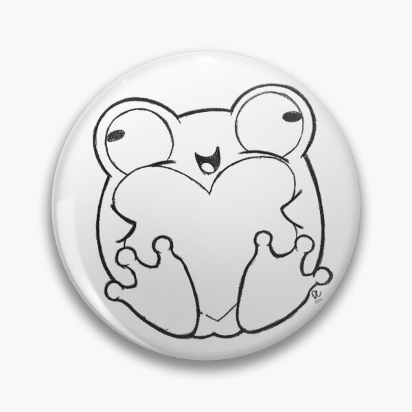 Artikelvorschau, Herzfrosch-Skizze entworfen und verkauft von DaniisArts.
