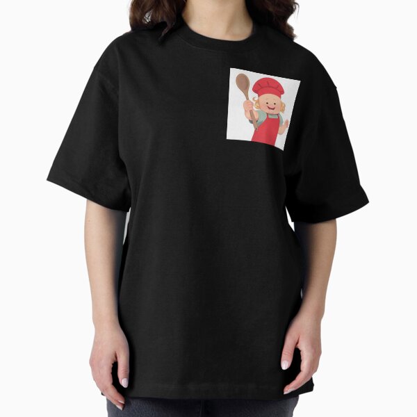Illustrated Chef Kobe Oversized T-Shirt